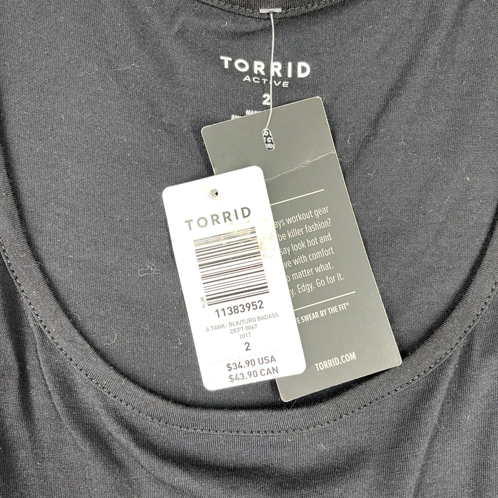 Torrid Active Badass Graphic Performance Tank Top… - image 4